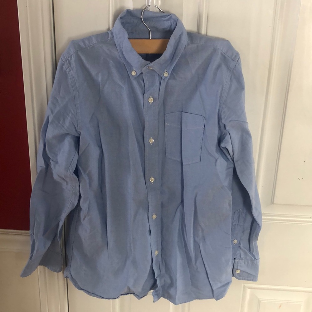 Gap kids girl button down shirt size XL (12)